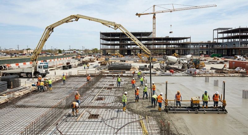 Commercial Slab Construction in Marietta, GA
