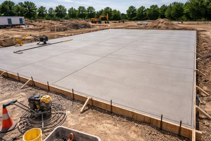 Commercial Slab Installation in Williamsburg, VA