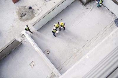Commercial Slab Installation in Greenville, SC