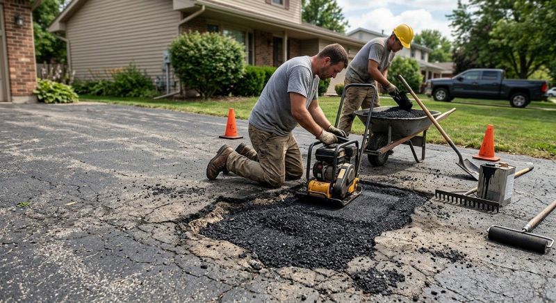 Paved Driveway Repair in Savannah, GA