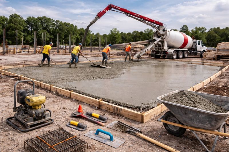 Commercial Slab Construction in Gig Harbor, WA
